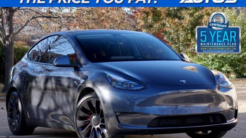 TESLA MODEL Y 2021 5YJYGDEF8MF264092 image